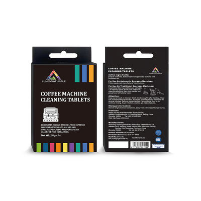 Vaste koffiemachine reiniging en bescherm tabletten 2,0 g * 16 tabletten Reinigingsoplossing
