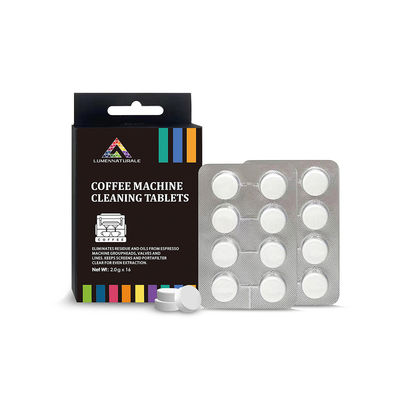 Vaste koffiemachine reiniging en bescherm tabletten 2,0 g * 16 tabletten Reinigingsoplossing