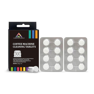 Vaste koffiemachine reiniging en bescherm tabletten 2,0 g * 16 tabletten Reinigingsoplossing