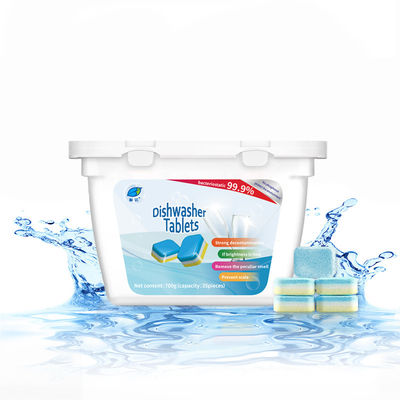 100 Eco-vriendelijke vaatwasser Tabletten Doos Automatische vaatwasser Wasmiddel Tablet Vaste vaatwasser