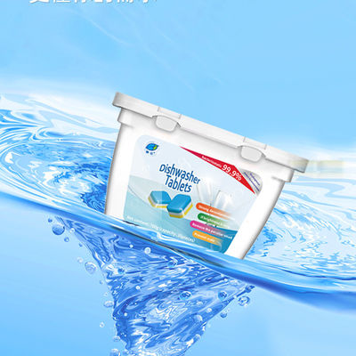 100 Eco-vriendelijke vaatwasser Tabletten Doos Automatische vaatwasser Wasmiddel Tablet Vaste vaatwasser
