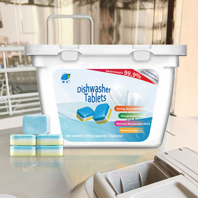 100 Eco-vriendelijke vaatwasser Tabletten Doos Automatische vaatwasser Wasmiddel Tablet Vaste vaatwasser