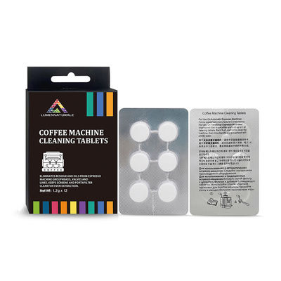 Biologisch afbreekbare koffiemachine reiniger Custom Label Espresso machine reiniging tabletten