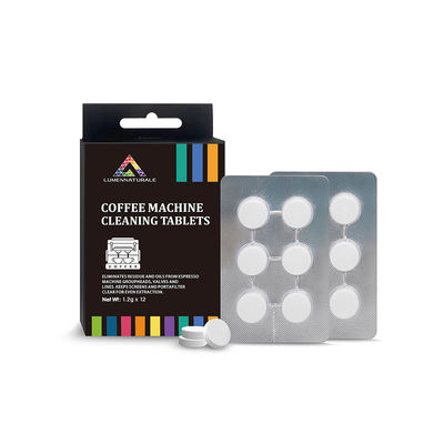 Biologisch afbreekbare koffiemachine reiniger Custom Label Espresso machine reiniging tabletten