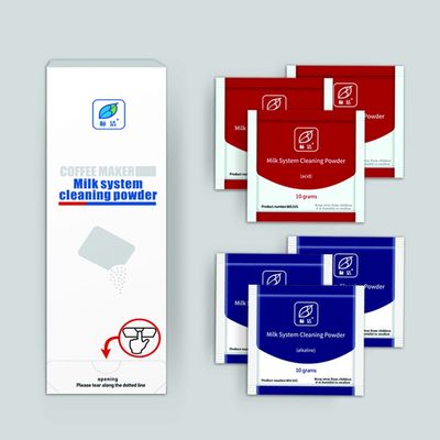 80%-90% Actief bestanddeel Inhoud Koffie melk machine reinigingspoeder voor commerciële doeleinden