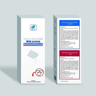 80%-90% Actief bestanddeel Inhoud Koffie melk machine reinigingspoeder voor commerciële doeleinden