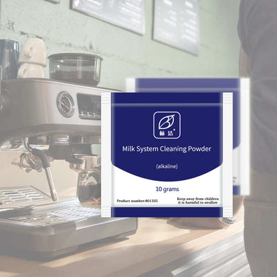 Witte poederwasmiddel voor koffiemachine