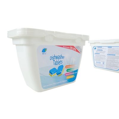 Keuken schoonmaken met alles-in-één vaatwasser tabletten Eco Action Quick Dissolve tabletten