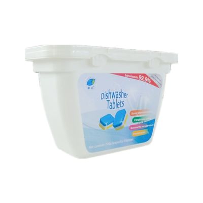 Keuken schoonmaken met alles-in-één vaatwasser tabletten Eco Action Quick Dissolve tabletten