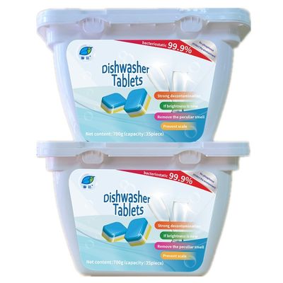 Vegane vaatwasser wasmiddel poeder vaatwasser tabletten met 80% actieve bestanddeel gehalte