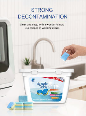 Ezel Turkije's 50%-80% actieve bestanddeel gehalte vaatwasser tabletten 20 tabbladen voor duurzaam