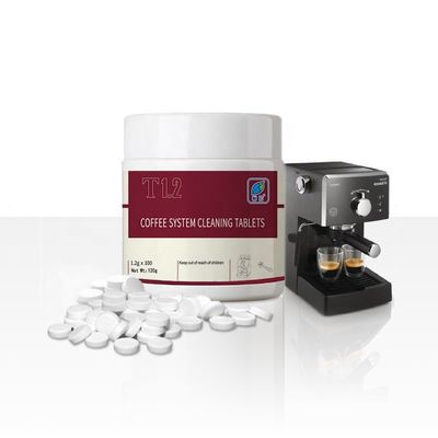 Voorraad Espresso Machine Reiniging Tabletten Vaste Alkali Reiniger Snelle oplosbaarheid