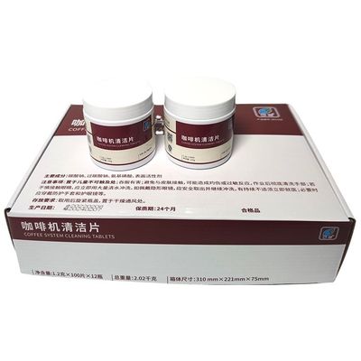 OEM 1.2gx100pcs Koffiemachine Reiniging Tablets voor het hele seizoen onderhoud