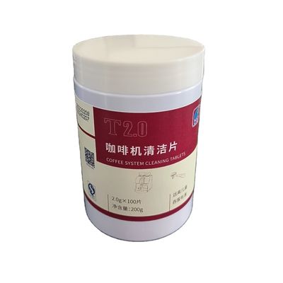 50% actieve bestanddeel gehalte Professionele koffiemachine reinigingstabletten 2g 100pcs
